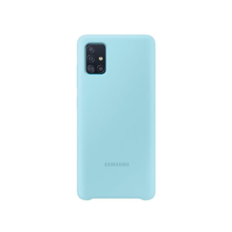 Hurtownia Samsung - 8806090268540 - SMG094BLU - Etui Samsung Galaxy A51 EF-PA515TL niebieski/blue Silicone Cover - B2B homescreen