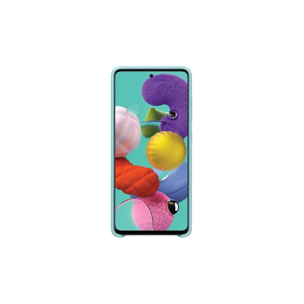 Hurtownia GSM - Etui Samsung Galaxy A51 EF-PA515TL niebieski/blue Silicone Cover - SMG094BLU - {ean13} - Hurt