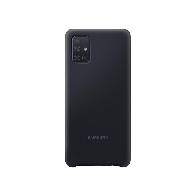 Hurtownia Samsung - 8806090268489 - SMG097BLK - Etui Samsung Galaxy A71 EF-PA715TB czarny/black Silicone Cover - B2B homescreen