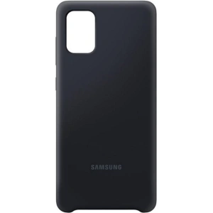 Hurtownia GSM - Etui Samsung Galaxy A71 EF-PA715TB czarny/black Silicone Cover - SMG097BLK - {ean13} - Hurt