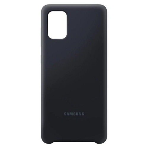 Etui Samsung Galaxy A71 EF-PA715TB czarny/black Silicone Cover