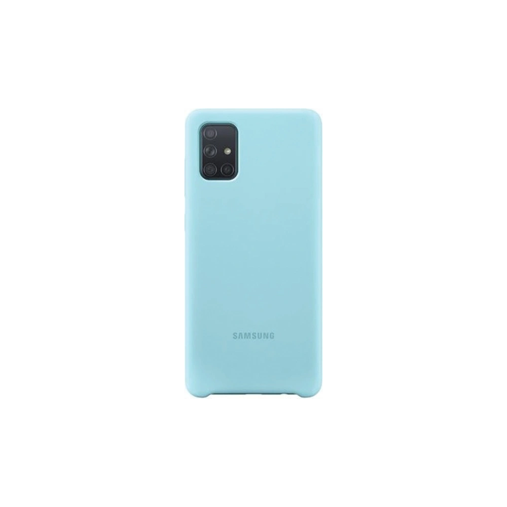 Hurtownia GSM - Etui Samsung Galaxy A71 EF-PA715TL niebieski/blue Silicone Cover - SMG098BLU - {ean13} - Hurt