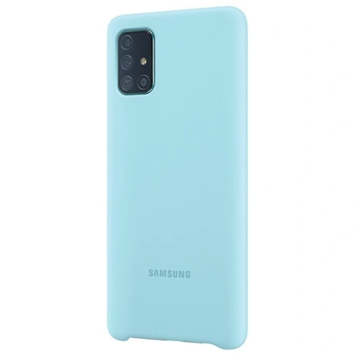 Etui Samsung Galaxy A71 EF-PA715TL niebieski/blue Silicone Cover