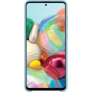 Hurtownia GSM - Etui Samsung Galaxy A71 EF-PA715TL niebieski/blue Silicone Cover - SMG098BLU - {ean13} - Hurt