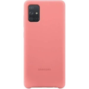 Hurtownia GSM - Etui Samsung Galaxy A71 EF-PA715TP różowy/pink Silicone Cover - SMG099PNK - {ean13} - Hurt