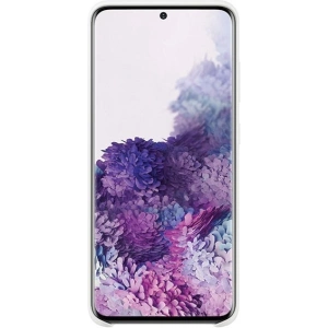Hurtownia GSM - Etui Samsung Galaxy S20 EF-PG980TW biały/white Silicone Cover - SMG110WHT - {ean13} - Hurt