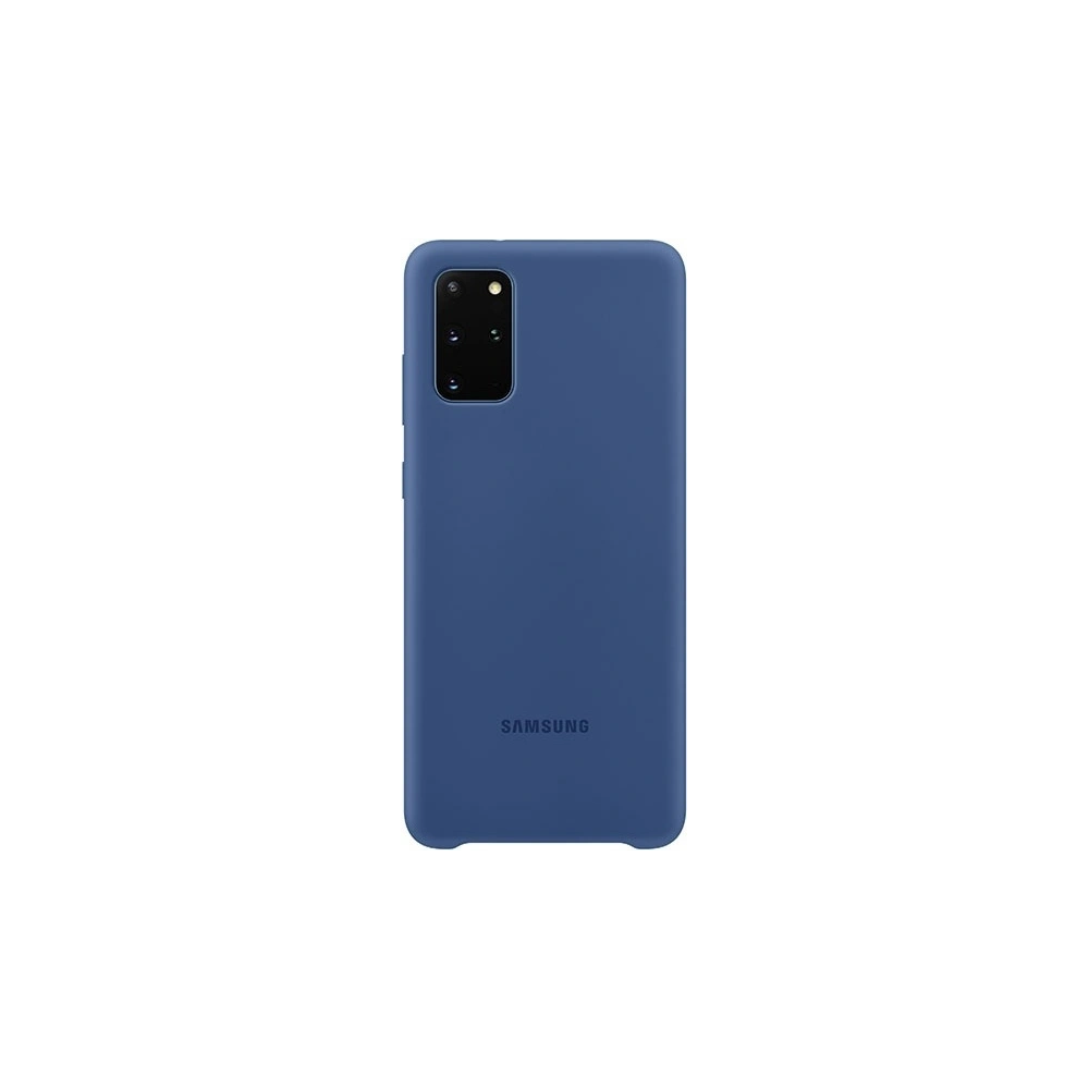 Hurtownia GSM - Etui Samsung Galaxy S20+ Plus EF-PG985TN granatowy/navy Silicone Cover - SMG114NAV - {ean13} - Hurt