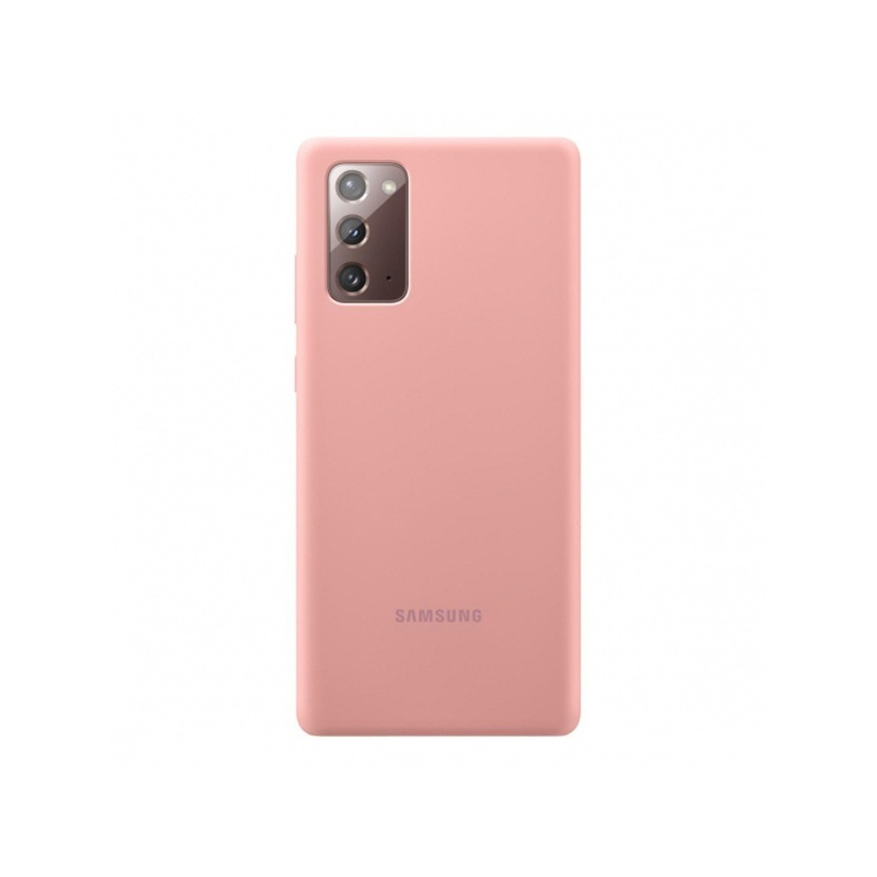 Hurtownia Samsung - 8806090560507 - SMG123BR - Etui Samsung Galaxy Note 20 EF-PN980TA miedziany brąz/copper brown Silicone Cover - B2B homescreen
