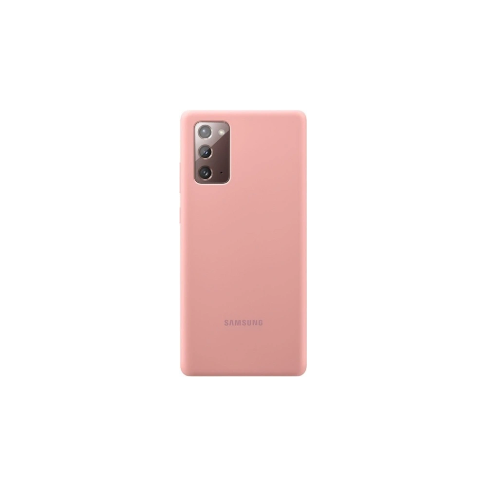 Wholesale Samsung Galaxy Note 20 EF-PN980TA copper brown Silicone Cover - SMG123BR - {ean13} - Hurt