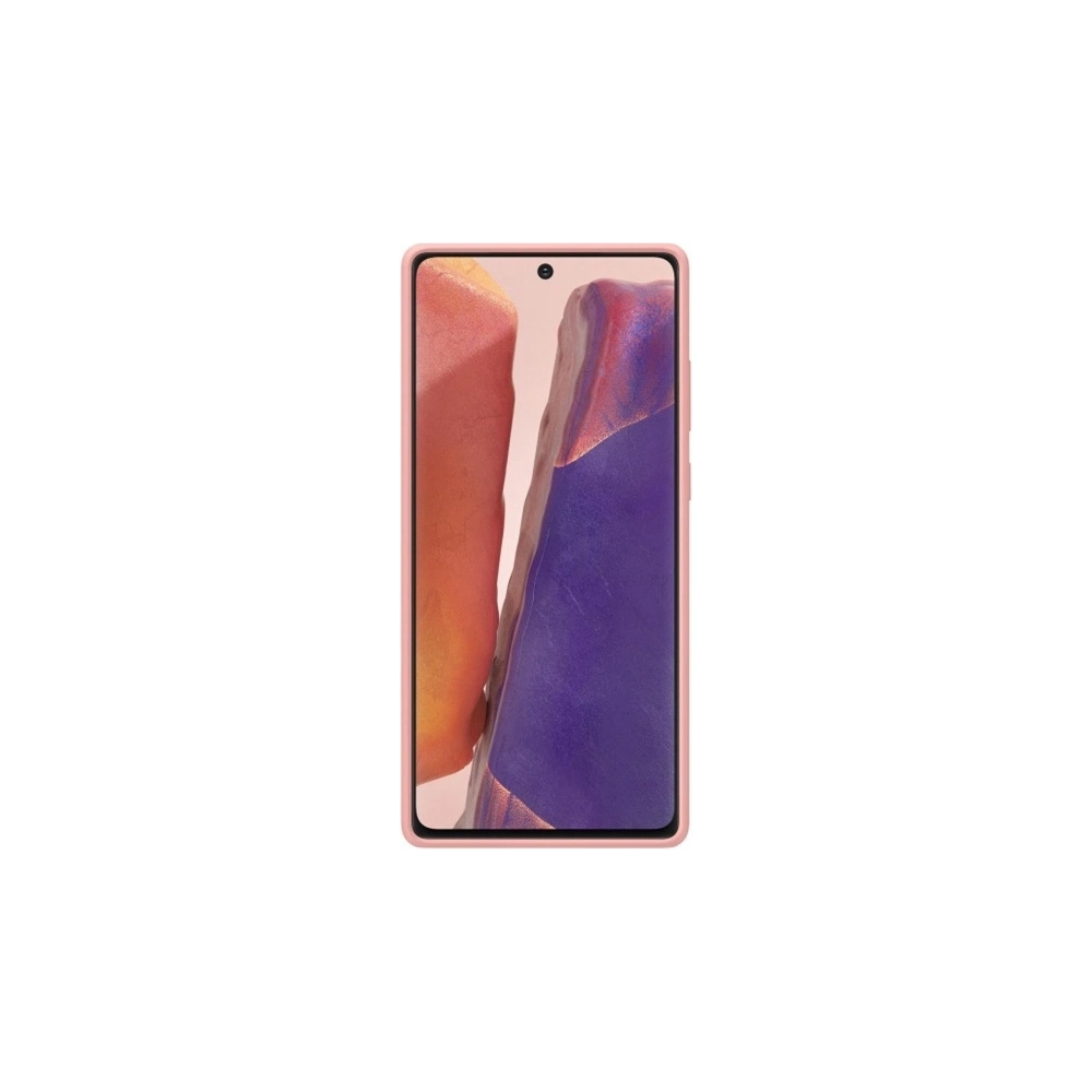 Wholesale Samsung Galaxy Note 20 EF-PN980TA copper brown Silicone Cover - SMG123BR - {ean13} - Hurt