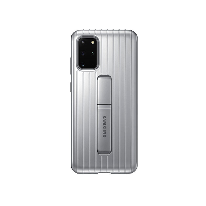 Hurtownia Samsung - 8806090264122 - SMG138SLV - Etui Samsung Galaxy S20+ Plus EF-RG985CS srebrny/silver Protective Standing Cover - B2B homescreen