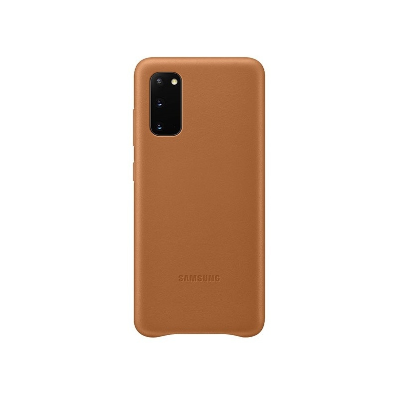 Hurtownia Samsung - 8806090266171 - SMG146BR - Etui Samsung Galaxy S20 EF-VG980LA brązowy/brown Leather Cover - B2B homescreen