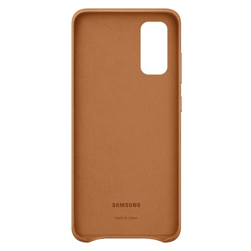 Etui Samsung Galaxy S20 EF-VG980LA brązowy/brown Leather Cover