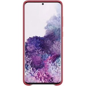 Samsung Galaxy S20+ Plus EF-VG985LR red Leather Cover