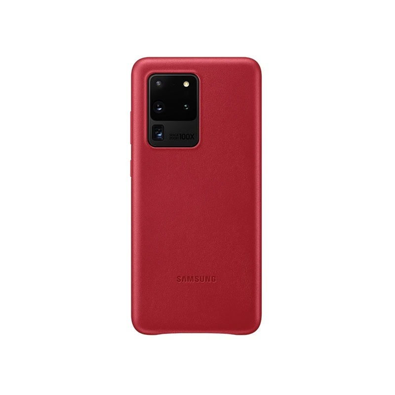 Samsung Distributor - 8806090266041 - SMG160RED - Samsung Galaxy S20 Ultra EF-VG988LR red Leather Cover - B2B homescreen