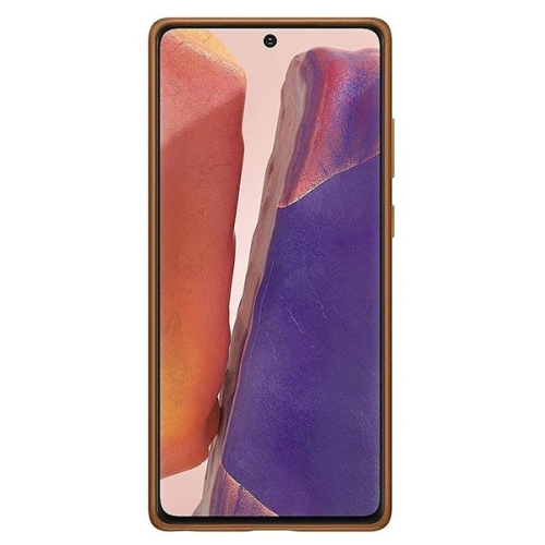 Etui Samsung Galaxy Note 20 EF-VN980LA brązowy/brown Leather Cover