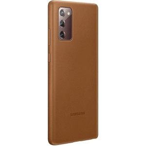 Hurtownia GSM - Etui Samsung Galaxy Note 20 EF-VN980LA brązowy/brown Leather Cover - SMG162BR - {ean13} - Hurt