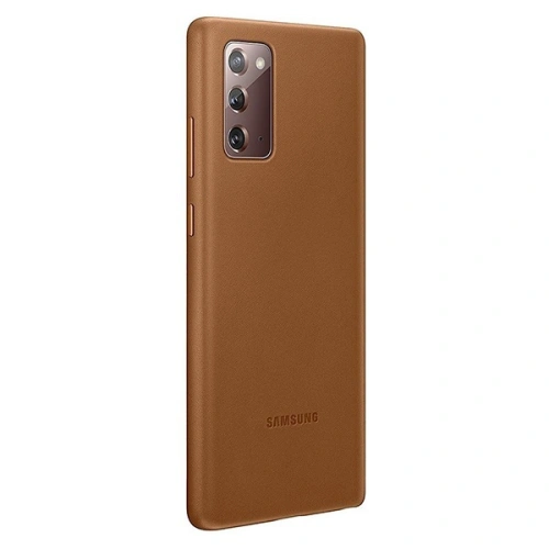 Etui Samsung Galaxy Note 20 EF-VN980LA brązowy/brown Leather Cover