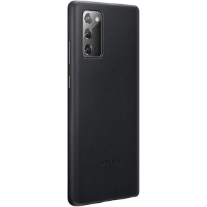 Hurtownia GSM - Etui Samsung Galaxy Note 20 EF-VN980LB czarny/black Leather Cover - SMG163BLK - {ean13} - Hurt
