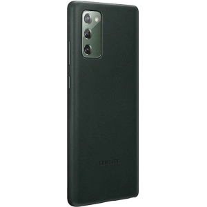 Hurtownia GSM - Etui Samsung Galaxy Note 20 EF-VN980LG zielony/green Leather Cover - SMG164GRN - {ean13} - Hurt