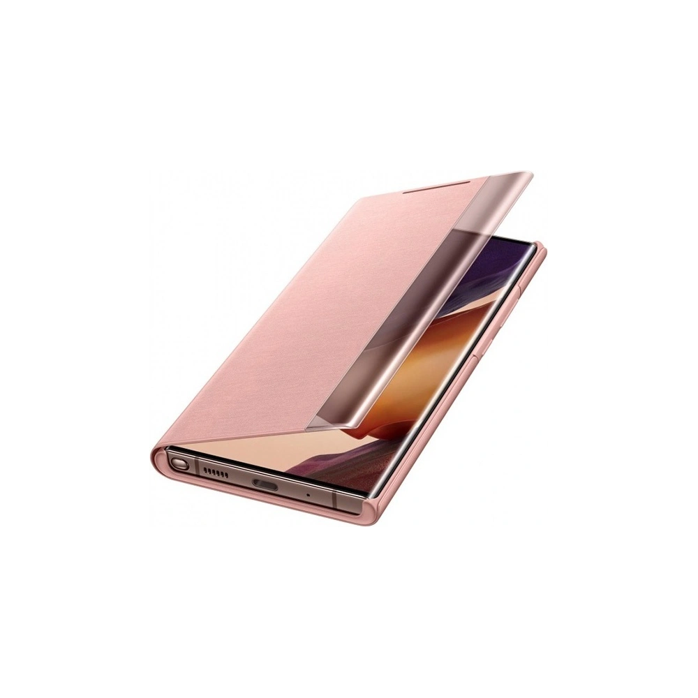 Wholesale Samsung Galaxy Note 20 Ultra EF-ZN985CA copper brown Clear View Cover - SMG187BR - {ean13} - Hurt