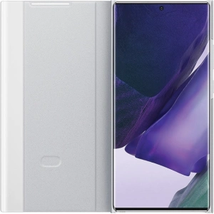 Hurtownia GSM - Etui Samsung Galaxy Note 20 Ultra EF-ZN985CS białe srebro/white silver Clear View Cover - SMG189WHTSLV - {ean13} - Hurt