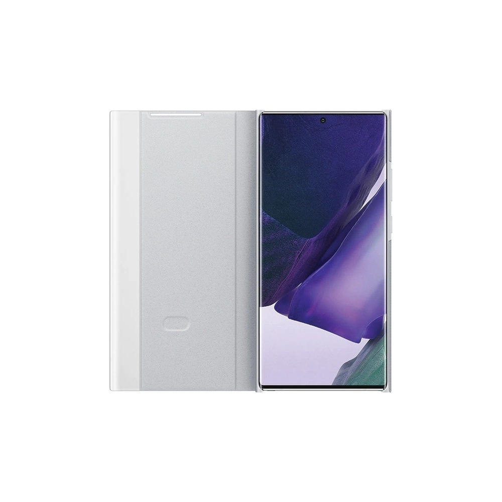Wholesale Samsung Galaxy Note 20 Ultra EF-ZN985CS white silver Clear View Cover - SMG189WHTSLV - {ean13} - Hurt