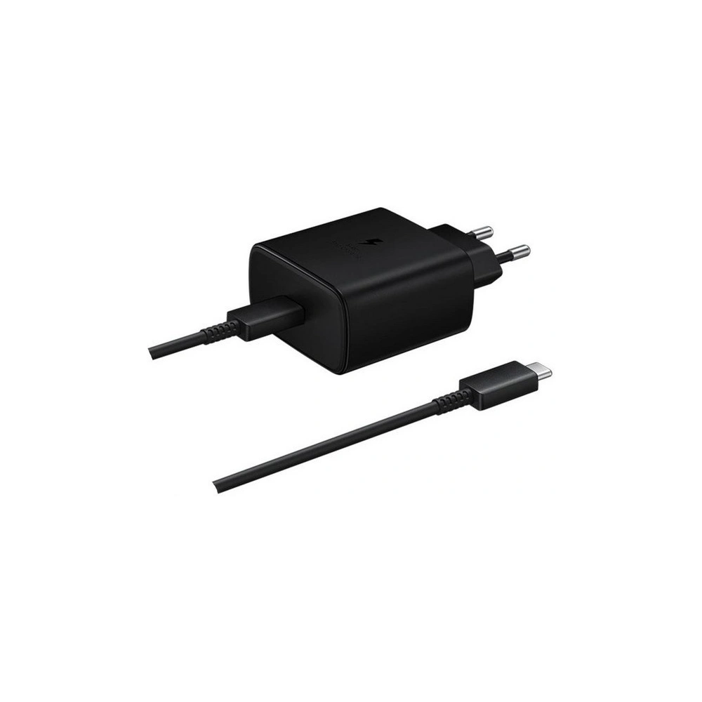 Hurtownia GSM - Ładowarka sieciowa Samsung EP-TA845XB PD 45W + kabel USB-C Super Fast Charge czarny/black - SMG232BLK - {ean13} - Hurt