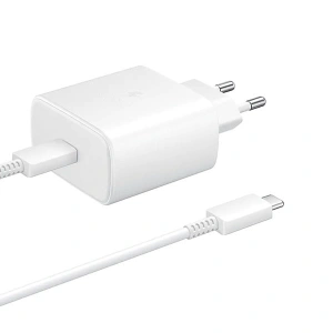 Samsung Charger EP-TA845XW PD 45W C to C Cable Super Fast Charge white