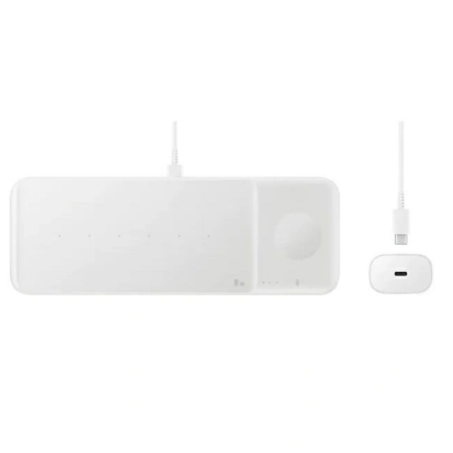 Hurtownia Samsung - 8806090706219 - SMG246WH - Ładowarka indukcyjna Samsung EP-P6300TW Trio 9W biały/white - B2B homescreen