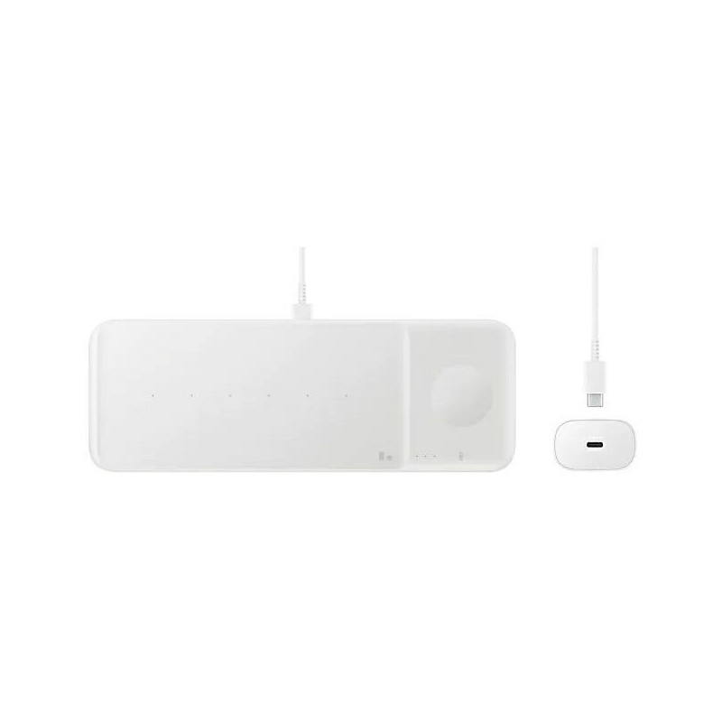 Samsung Distributor - 8806090706219 - SMG246WH - Samsung Wireless Charger EP-P6300TW Trio 9W white - B2B homescreen