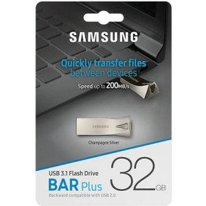 Pendrive Samsung 32GB MUF-32BE3/EU USB 3.1 srebrny/champaign silver