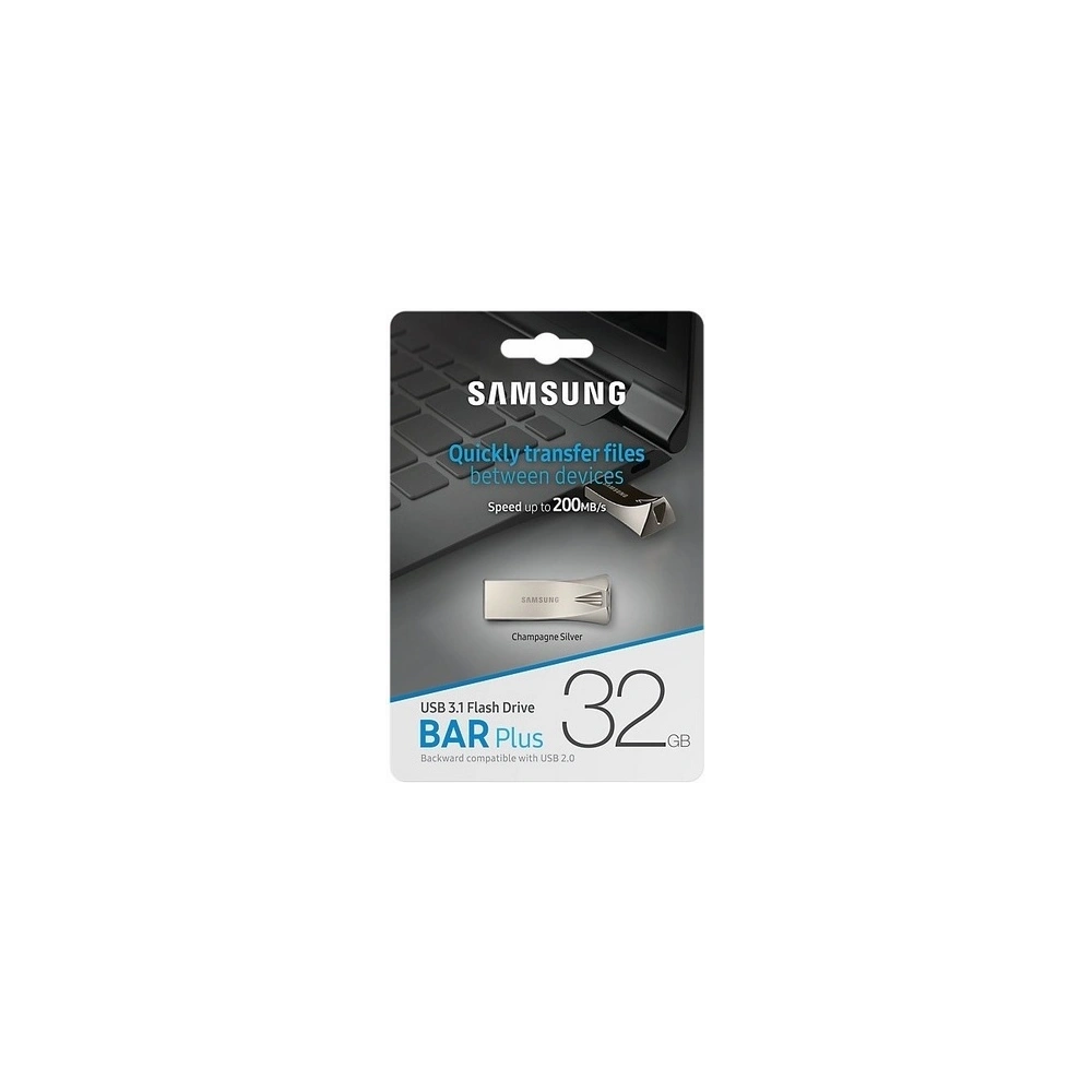 Wholesale Samsung Pendrive 32GB MUF-32BE3/EU USB 3.1 champaign silver - SMG277SLV - {ean13} - Hurt