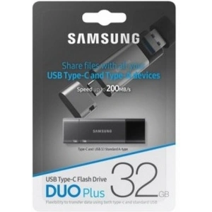 Wholesale Samsung Pendrive 32GB MUF-32DB/EU DUO Plus USB-C/USB 3.1 - SMG278 - {ean13} - Hurt