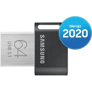 Hurtownia GSM - Pendrive Samsung 64GB MUF-64AB/APC FIT Plus USB 3.1 szary/gray - SMG279GRY - {ean13} - Hurt