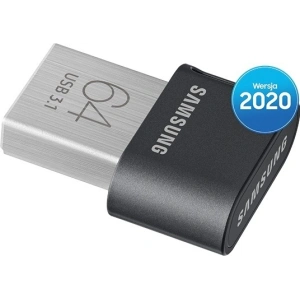 Wholesale Samsung Pendrive 64GB MUF-64AB/APC FIT Plus USB 3.1 gray - SMG279GRY - {ean13} - Hurt
