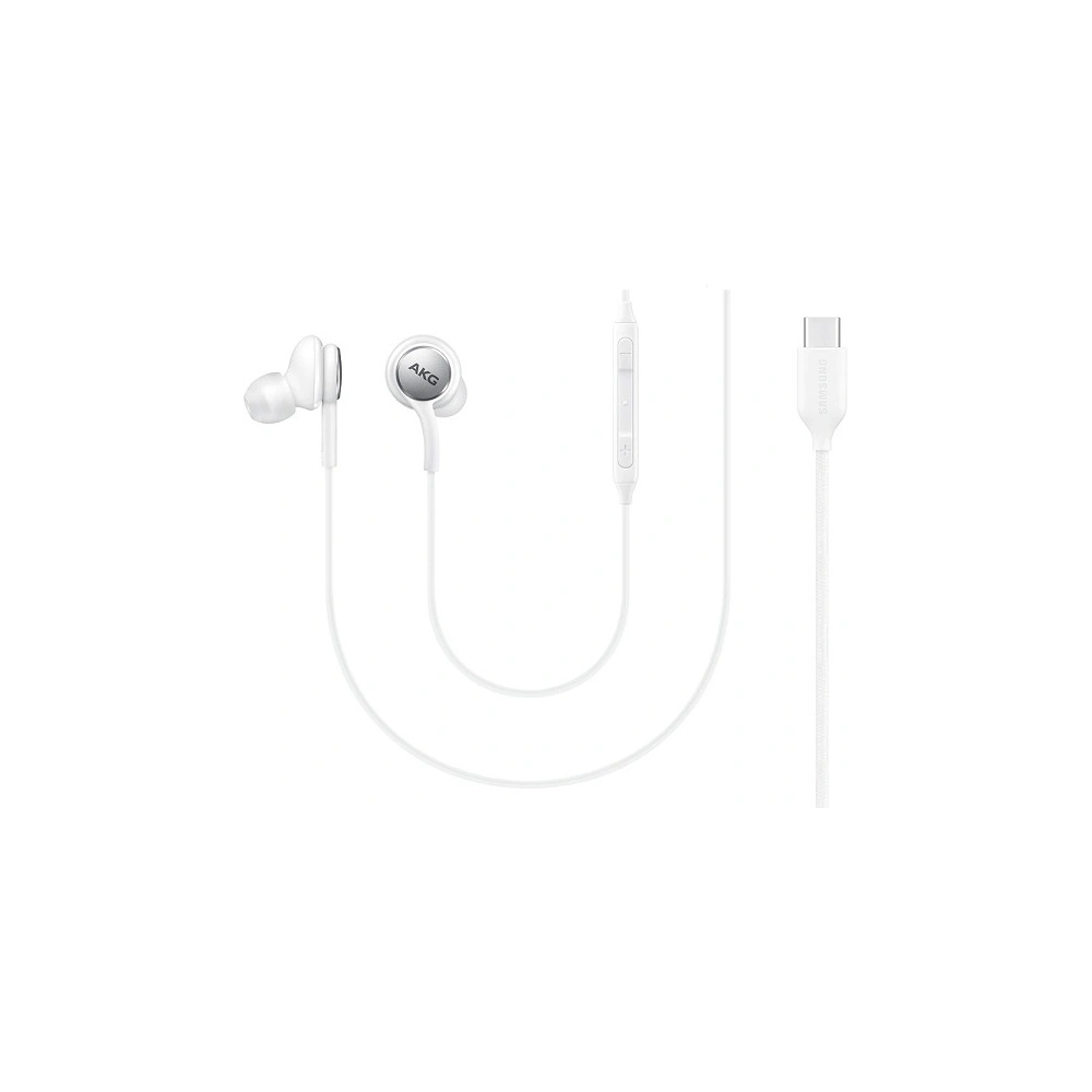 Wholesale Samsung Headphones EO-IG100BW AKG USB-C white - SMG297WHT - {ean13} - Hurt