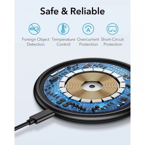 Ładowarka bezprzewodowa ESR HaloLock Magnetic MagSafe Wireless Charger Midnight Blue