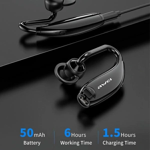 Słuchawka AWEI Bluetooth mono N5 czarny/black