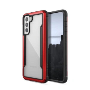 Wholesale X-Doria Raptic Shield Aluminum Case Samsung Galaxy S21 (Antimicrobial protection) (Red) - XDR107RED - {ean13} - Hurt