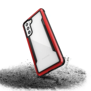 Wholesale X-Doria Raptic Shield Aluminum Case Samsung Galaxy S21 (Antimicrobial protection) (Red) - XDR107RED - {ean13} - Hurt