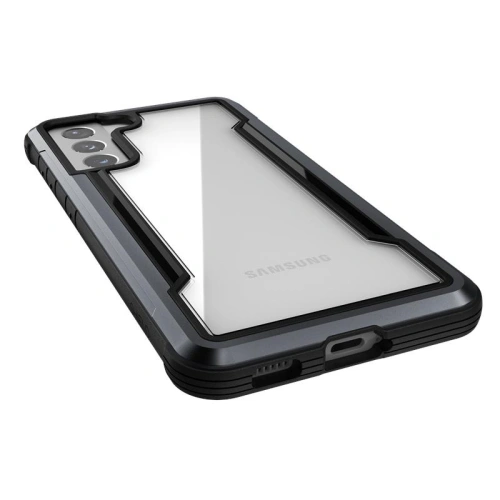 Etui aluminiowe X-Doria Raptic Shield - Etui aluminiowe Samsung Galaxy S21 (Antimicrobial protection) (Black)