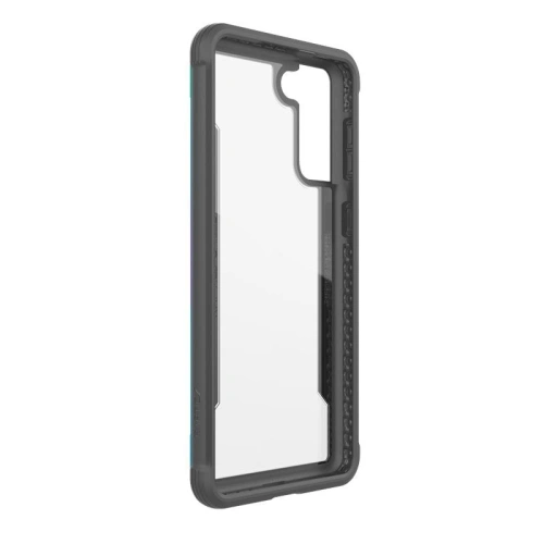 Etui aluminiowe X-Doria Raptic Shield - Samsung Galaxy S21+ (Antimicrobial protection) (Iridescent)
