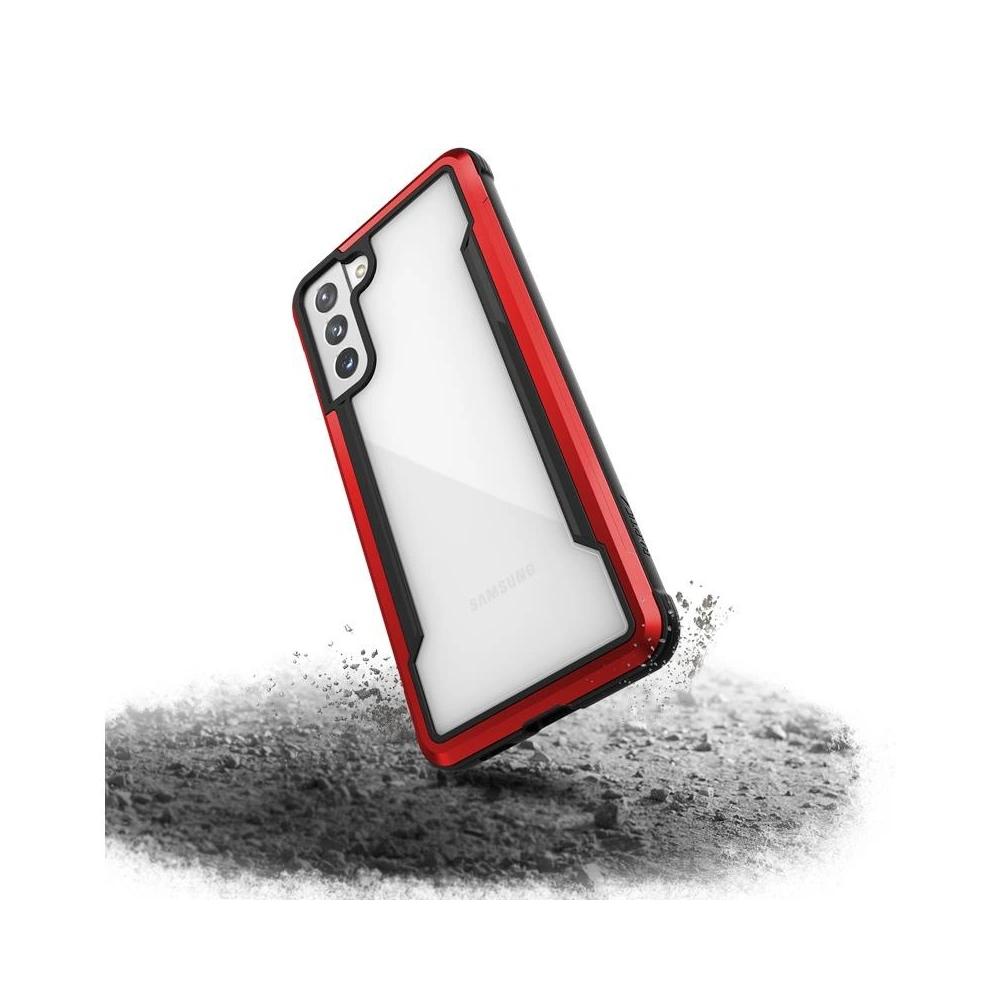 Hurtownia GSM - Aluminiumhülle X-Doria Raptic Shield Samsung Galaxy S21+ Plus (Antimikrobielle Schutz) (Rot) - XDR110RED - {ean13} - Hurt