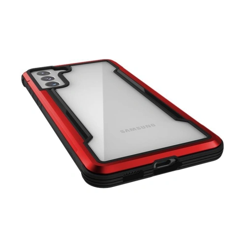 Etui aluminiowe X-Doria Raptic Shield - Etui aluminiowe Samsung Galaxy S21+ (Antimicrobial protection) (Red)