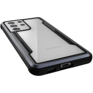 Wholesale X-Doria Raptic Shield Aluminum Case Samsung Galaxy S21 Ultra (Antimicrobial protection) (Black) - XDR114BLK - {ean13} - Hurt