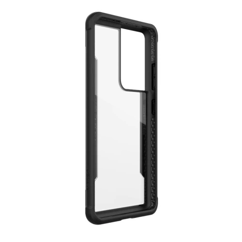 Etui aluminiowe X-Doria Raptic Shield - Etui aluminiowe Samsung Galaxy S21 Ultra (Antimicrobial protection) (Black)