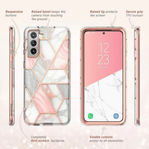 Etui Supcase Cosmo Galaxy S21+ Plus Marble