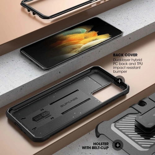 Etui Supcase Unicorn Beetle Pro Galaxy S21 Ultra Black