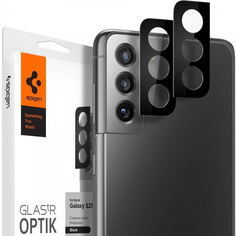 Spigen Distributor - 8809756645365 - SPN1425BLK - Spigen Optik Camera Lens Samsung Galaxy S21 Black - B2B homescreen